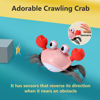 Picture of Baby Girl Toys Tummy Time: Pink Crawling Crab Babies Montessori Toy 4 5 6 7 8 9 10 11 12 18 Learning 36 Months 3 Year Old Toddler Birthday Gifts Educational Stuff for Infant Walker Girls 1 Essentials