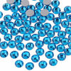 Picture of Beadsland 2880pcs Flat Back Crystal Rhinestones Round Gems for Nail Art and Craft Glue Fix,Capri Blue,SS4,1.5-1.7mm