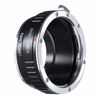 Picture of K&F Concept Lens Mount Adapter Manual Focus Compatible with Canon EOS Lens to Sony Alpha Nex E-Mount Camera Body,Compatible for Sony NEX-3, NEX-5, NEX-5N, a6000, a6500, NEX-C3, NEX-F3, Not Auto-Focus