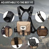 Picture of Binocular Harness, Binocular Harness, Optics Binocular Bag for Hiking, Bird Watching, Adjustable and Comfortable Binocular Accessories