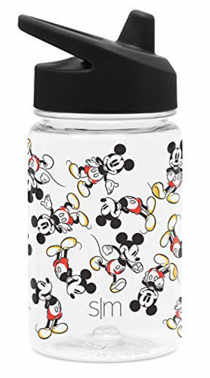 Picture of Simple Modern Tritan Bottles-Incoming Dishwasher Safe Summit Kids Cup for Babies and Toddlers, 12oz Sippy, Mickey Mouse: Retro