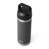 Picture of YETI Rambler 18 oz Bottle, Vacuum Insulated, Stainless Steel with Chug Cap, Charcoal