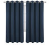 Picture of LEMOMO Navy Blue Blackout Curtains/52 x 72 Inch/Set of 2 Panels Room Darkening Curtains for Bedroom