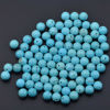 Picture of LPBeads 100PCS 8mm Blue Turquoise Gemstone Round Loose Beads for Jewelry Making with Crystal Stretch Cord