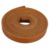 Picture of LolliBeads (TM) Genuine Leather Strap Leather Strip 1/2 Inch Wide and 72 Inches Long, Walnut Brown