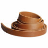 Picture of LolliBeads (TM) Genuine Leather Strap Leather Strip 1/2 Inch Wide and 72 Inches Long, Walnut Brown