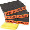 Picture of Sanding Sponge 6 Pack by S&F STEAD & FAST, Sanding Blocks for Wood Drywall Metal 60 80 120 180 220 320 Coarse Medium Fine Grit, Sand Paper Brick Set with Tack Cloth