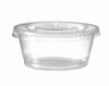 Picture of Zeml Portion Cups with Lids (3.25 Ounces, 100 Pack) | Disposable Plastic Cups for Meal Prep, Portion Control, Salad Dressing, Jello Shots, Slime & Medicine | Premium Small Plastic Condiment Container