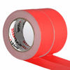 Picture of WELSTIK Tape 2 Pack Red Gaffer Tape,2" X 33 Yards-10% Longer-Heavy Duty Gaffers Tape Matte Finish for Unique DIY Photo Albums,Decorative Gifts,Non-Reflective Easy to Rip