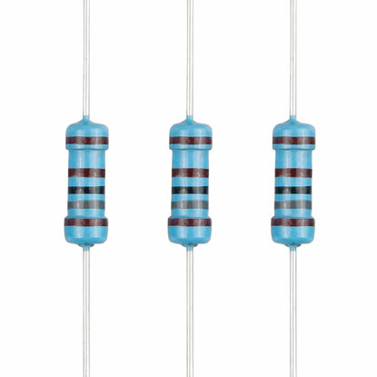 Picture of EDGELEC 100pcs 1.8K ohm Resistor 1/2w (0.5Watt) ±1% Tolerance Metal Film Fixed Resistor, Multiple Values of Resistance Optional