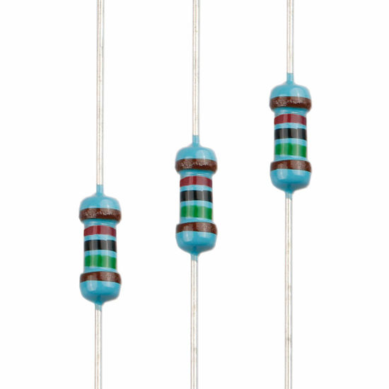 Picture of EDGELEC 100pcs 15K ohm Resistor 1/4w (0.25 Watt) ±1% Tolerance Metal Film Fixed Resistor, Multiple Values of Resistance Optional