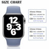 Picture of Sport Band Compatible with Apple Watch iWatch Bands 38mm 40mm 42mm 44mm,Soft Silicone Strap Wristbands for Apple Watch Series 3 Series 5 Series 6 Series 4 Series 2 Series 1 Series SE Women Men Pack 3