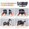 Picture of K&F Concept Lens Mount Adapter Compatible with Minolta MD Mount Lens to Micro 4/3 Mount Camera