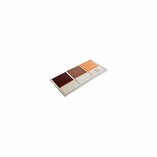 Picture of Lee Filters 4x6&quot; Autumn Tint Resin Filter Set (Graduated Filters - Hard Edge - Chocolate 2, Tobacco 2, Coral 6)