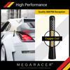 Picture of Mega Racer 3" 76 mm Carbon Fiber Polished Finish Black Short Automotive Antenna with Internal Copper Coil AM FM Compatible for Car and Truck Vehicle, 1 Piece