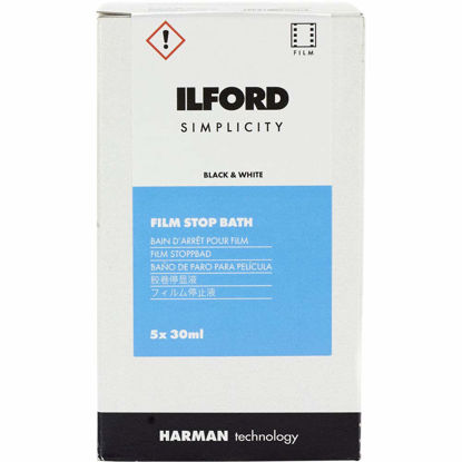 Picture of Ilford Simplicity Stop Bath, 30mL Sachet, 5-Pack