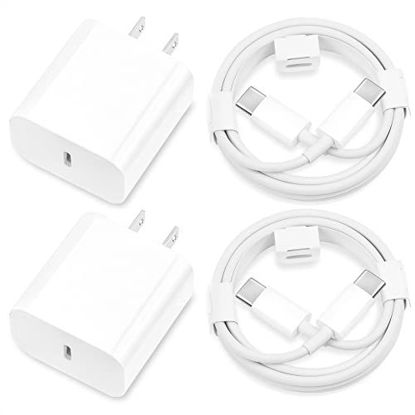 Picture of iPad Pro Charger,20W USB C Fast Charger for iPad Pro 12.9,11 inch 2021/2020/2018, iPad Air 5th/4th 10.9 inch 2022/2020, iPad Mini 6 Generation 2021, PD Wall Charger with 6 Ft USB C to C Charging Cable