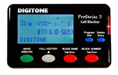 Picture of Digitone ProSeries Call Blocker for Landline Phones - Easy Setup One Button Blocking of RoboCalls Auto-Blocks SPAM, Millions of Fake Names & Numbers