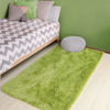 Picture of Grass Green Runner Rug for Bedroom,3'X5',Fluffy Shag Rug for Living Room,Bedside Rug for Kids Room,Shaggy Throw Rug for Nursery Room,Fuzzy Plush Rug,Green Carpet,Rectangle,Cute Room Decor for Baby