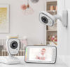 Picture of Axvue HD Video Baby Monitor, 720P HD Image Quality, 5.0" IPS Screen Monitor & 2 Camera, Range up to 1000ft, 24 Hour Battery Life, 2-Way Talk, Split Screen, Night Vision, Temperature Monitor, No WiFi.