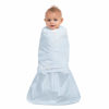 Picture of HALO Sleepsack Swaddle 100% Organic Cotton Newborn 1-Piece Gift Set with Box, TOG 1.5, 0-3 Months, Chambray