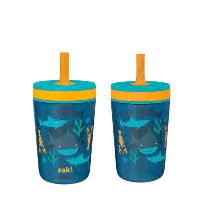  Zak Designs 15oz Bluey Kelso Tumbler Set, BPA-Free