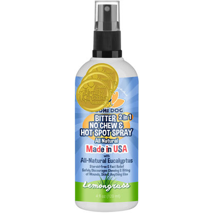 Picture of Bodhi Dog New Bitter 2 in 1 No Chew & Hot Spot Spray | All Natural Anti-Chew Remedy | Safe for Skin, Wounds, Anything Else | Made in USA