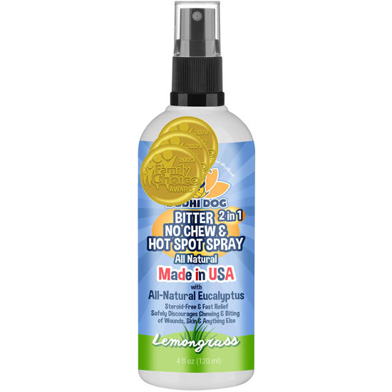 Picture of Bodhi Dog New Bitter 2 in 1 No Chew & Hot Spot Spray | All Natural Anti-Chew Remedy | Safe for Skin, Wounds, Anything Else | Made in USA