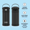 Picture of THERMOS FUNTAINER 12 Ounce Stainless Steel Vacuum Insulated Kids Straw Bottle, Black