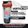 Picture of Helimix 2.0 Vortex Blender Shaker Bottle Holds Upto 28oz | No Blending Ball or Whisk | USA Made | Portable Pre Workout Whey Protein Drink Shaker Cup | Mixes Cocktails Smoothies Shakes | Dishwasher Safe (28 oz, Red)