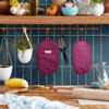 Picture of KitchenAid Asteroid Oval Pot Holder 2-Pack Set, Beet, 6.5"x10"