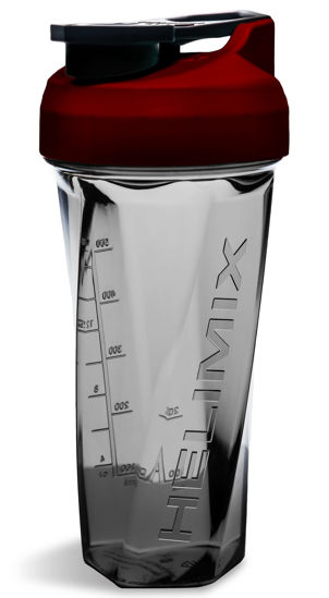 Picture of HELIMIX 2.0 Vortex Blender Shaker Bottle Holds upto 28oz | No Blending Ball or Whisk | USA Made | Portable Pre Workout Whey Protein Drink Shaker Cup | Mixes Cocktails Smoothies Shakes | Top Rack Safe