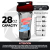 Picture of HELIMIX 2.0 Vortex Blender Shaker Bottle Holds upto 28oz | No Blending Ball or Whisk | USA Made | Portable Pre Workout Whey Protein Drink Shaker Cup | Mixes Cocktails Smoothies Shakes | Top Rack Safe