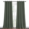 Picture of NICETOWN Dark Mallard Blackout Draperies Curtains, 55 inches Wide by 108 inches Long, Pair of Grommet Top Thermal Insulated Blackout Decorative Curtains for Thanksgiving Day & Christmas Decor
