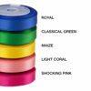 Picture of VATIN Solid Color Double Sided Polyester Satin Ribbon 10 Colors 3/8" X 5 Yard Each Total 50 Yds Per Package Ribbon Set, Perfect for Gift Wrapping, Hair Bow, Trimming, Sewing and Other Craft Projects