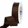 Picture of VATIN 1 inch Double Faced Polyester Satin Ribbon Brown -Continuous 25 Yard Spool, Perfect for Wedding, Wreath, Baby Shower,Packing and Other Projects