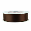 Picture of VATIN 1 inch Double Faced Polyester Satin Ribbon Brown -Continuous 25 Yard Spool, Perfect for Wedding, Wreath, Baby Shower,Packing and Other Projects