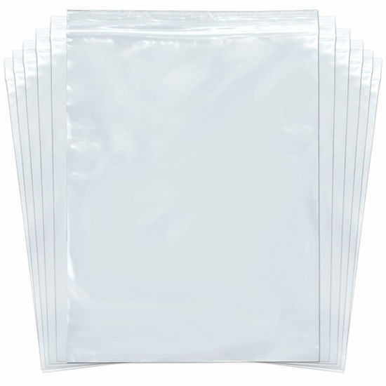 Picture of SNL Quality Zipper Lock Reclosable Clear Disposable Plastic Bags, Strong | 10" X 13" - 2 MIL - 100 Bags