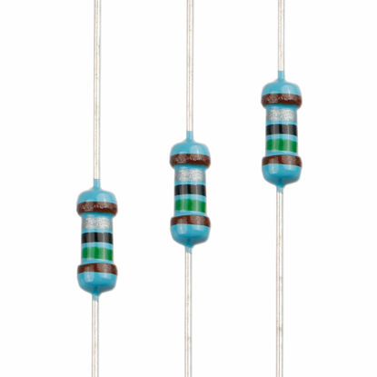 Picture of EDGELEC 100pcs 1.5 ohm Resistor 1/4w (0.25 Watt) ±1% Tolerance Metal Film Fixed Resistor, Multiple Values of Resistance Optional