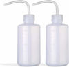 Picture of DONSTRAW Wash Bottle 2pcs 250ml/8oz Safety Bottles Watering Tools, Economy Plastic Squeeze Bottle with Narrow Mouth Scale Labels for Medical Succulent Cleaning Washing Bottle