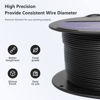 Picture of NAGA PLA Plus(PLA+) Filament 1.75mm, Strong Toughness Black PLA 1kg Spool(2.2lbs), Premium 3D Printer Filament, Dimensional Accuracy +/- 0.02 mm, Fit Most FDM Printer