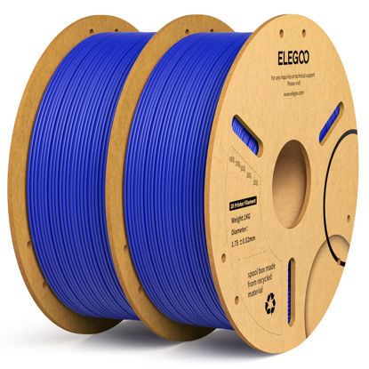 ELEGOO 2pcs 1.75mm PLA Filament Set 1kg*2 Plastic 3D PLA for 3D Printer