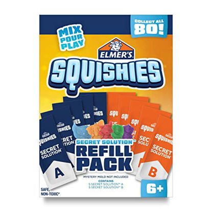 Picture of Elmer’s Squishies Refill Pack, Kids Activity, Creates 5 Additional Mystery Characters, 5 Count