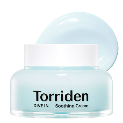 Picture of Torriden DIVE-IN Low-Molecular Hyaluronic acid Soothing Cream 3.38 fl oz | Facial Moisturizer Gel for Sensitive, Dry Skin | Fragrance-free, Alcohol-free, No Colorants | Vegan, Clean, Cruelty-Free