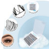 Picture of Lash Clusters 70 Pcs Cluster Lashes Eyelash Clusters DIY Cluster Eyelash Extensions Individual Lashes Thin Band & Soft(Humid,D-8-16mix)