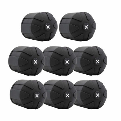 Picture of KUVRD Universal Lens Cap 2.0 - Fits 99% DSLR Lenses, Element Proof, Lifetime Coverage, Magnum, 8-Pack