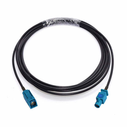 Picture of Bingfu Fakra Z Female to Male Vehicle Antenna Extension Cable 3m 10 feet for Car Stereo Android Head Unit GPS Navigation FM AM Radio Sirius XM Satellite Radio 4G LTE TEL Telematics Bluetooth Module
