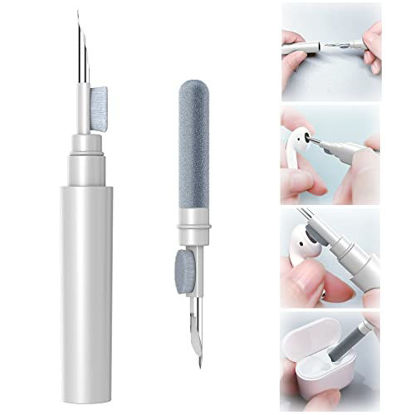 Picture of Earbuds Cleaning Kit for Airpods, Earbuds Cleaner Pen, Multi-Function Wireless Earphones Cleaning kit with Brush for Bluetooth Headphones, Laptop, Camera and Cellphones Cleaning Tools