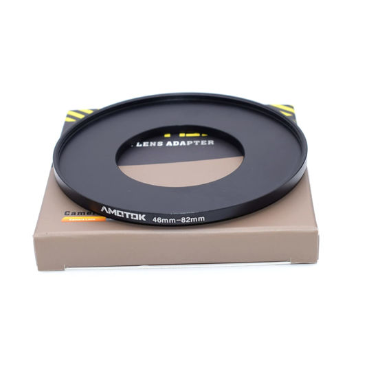 Picture of 46mm Lens to 82mm Camera Lens Adapter,46mm to 82mm Filter Step-Up Adapter Ring,Compatible All 82mm Filter Accessory