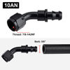 Picture of EVIL ENERGY 10AN 45 Degree Push Lock Hose Fitting End Black